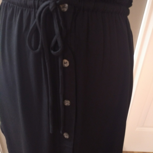 Paper Bag Rayon Skirt - Picture 2 of 3